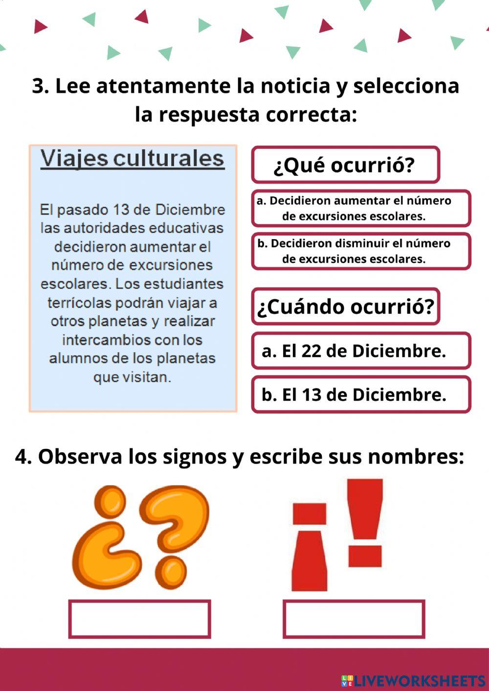 Evaluación de español