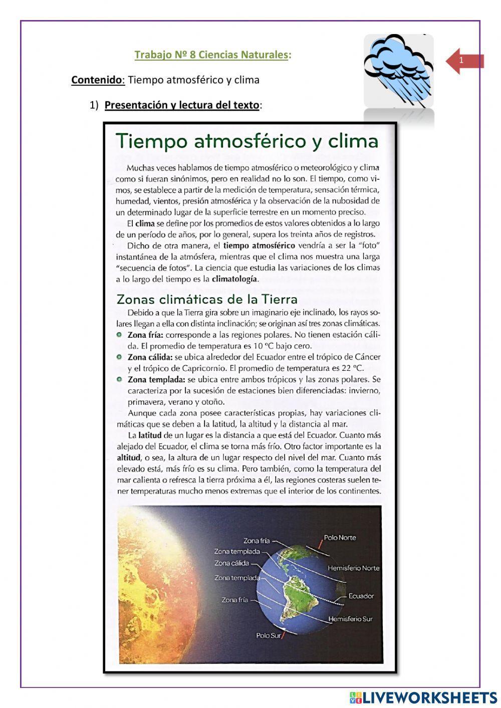 Tiempo meteorológico y clima