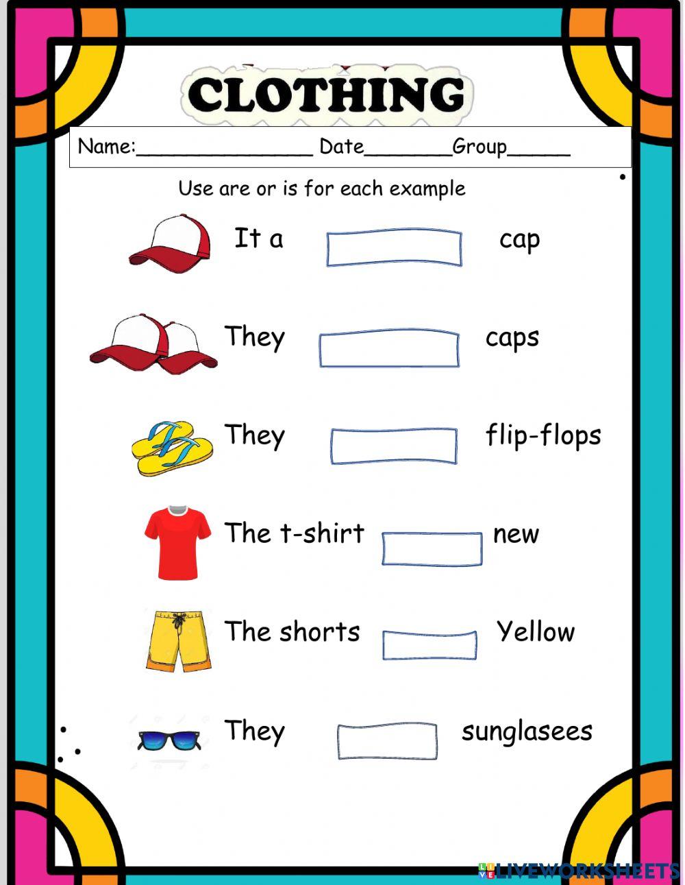 Pronouns and verb to be