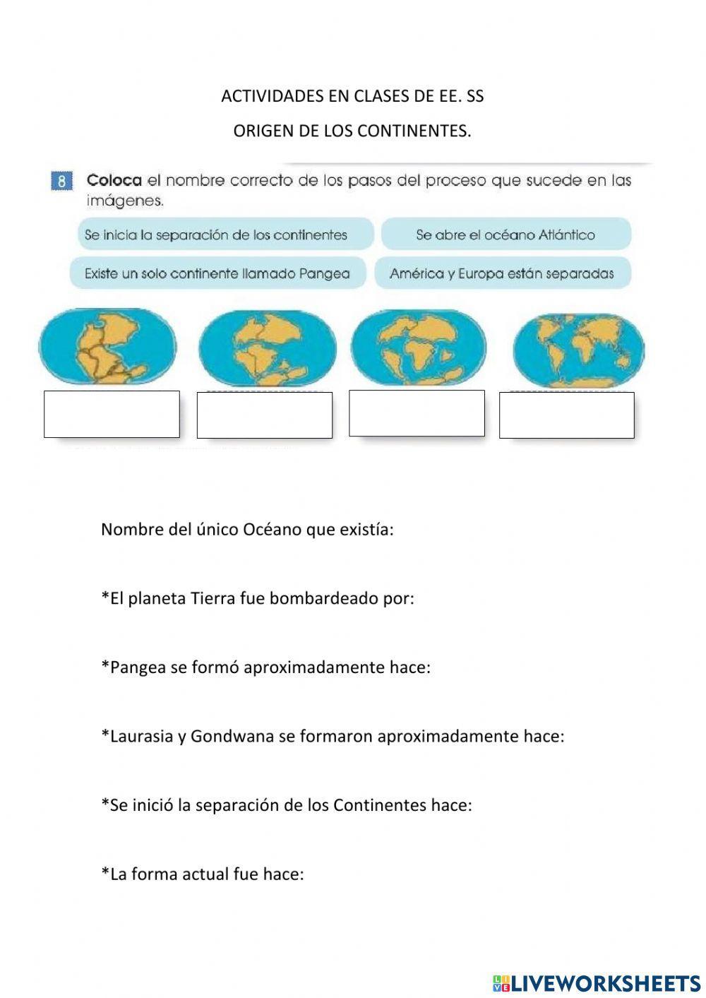 Origen de los continentes