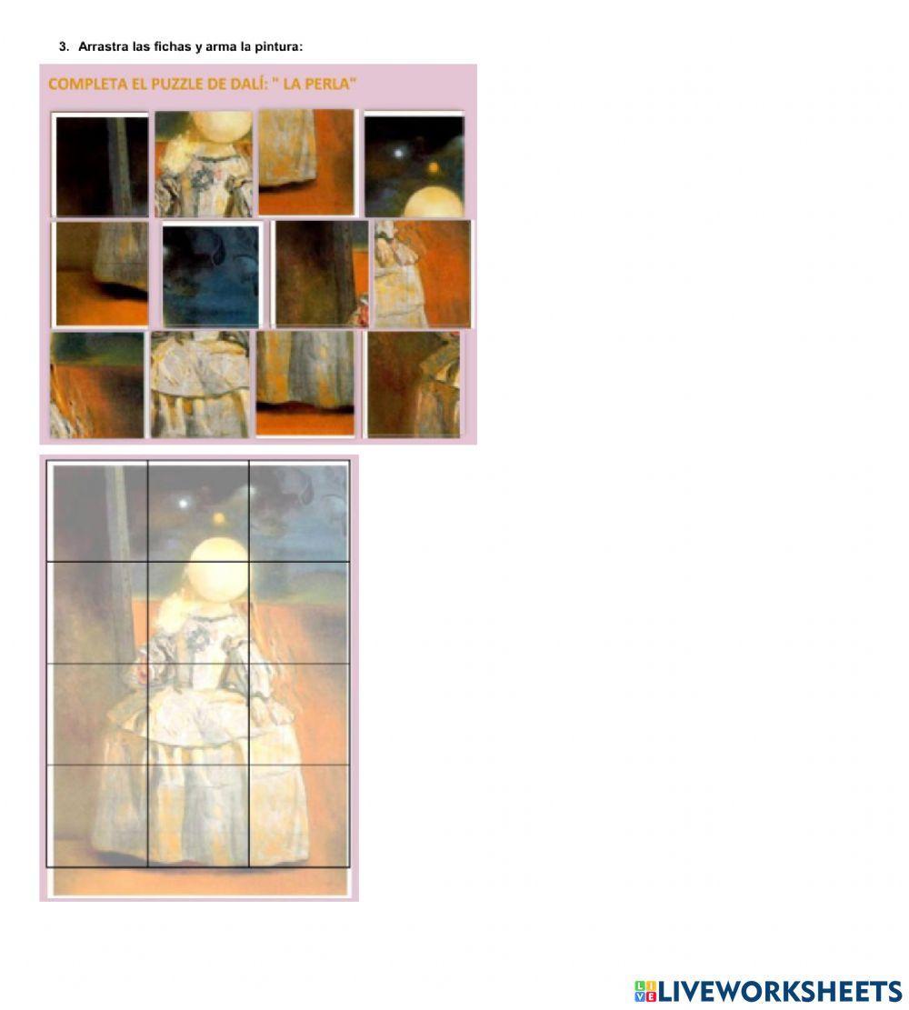 Grado 3° examen artística período 2