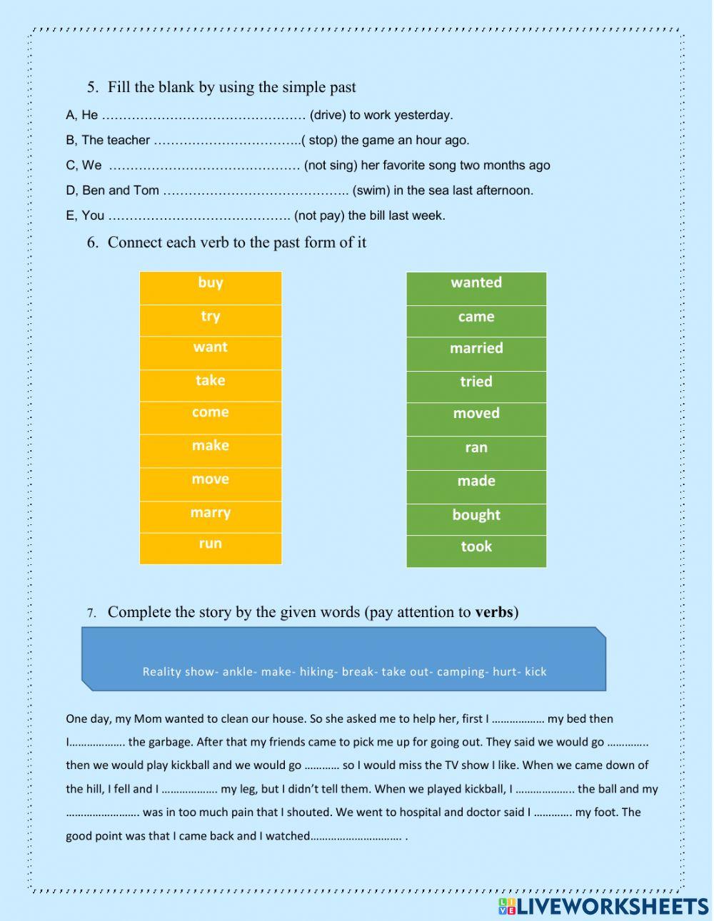 Final exam of Teen2Teen 3