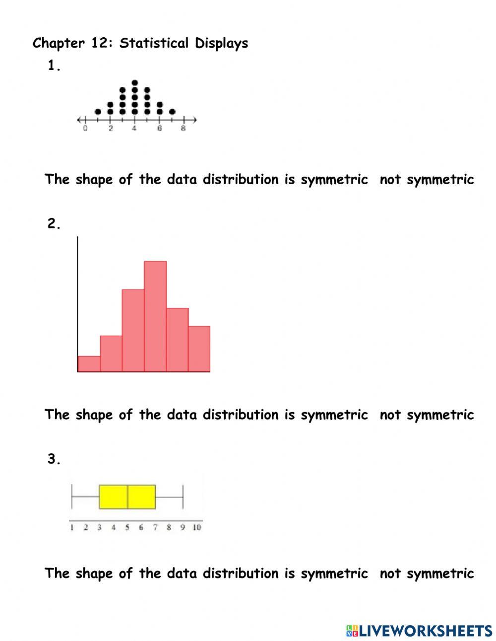 Review - Chapter 12 Statistical Displays