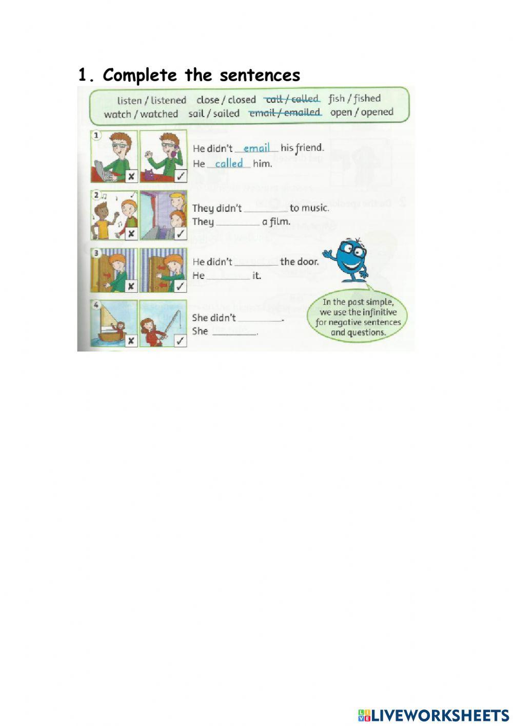 3A 9.6 Homes - classwork