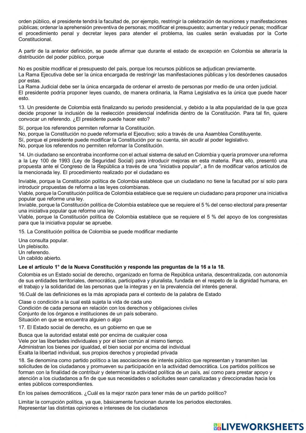 Estructura del Estado colombiano