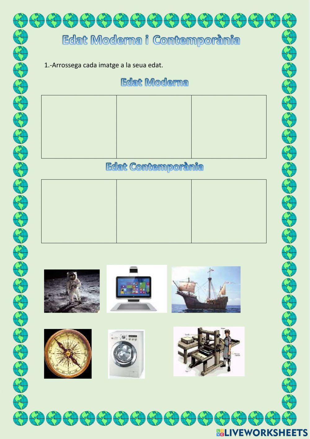 Edat Moderna i edat  Contemporània