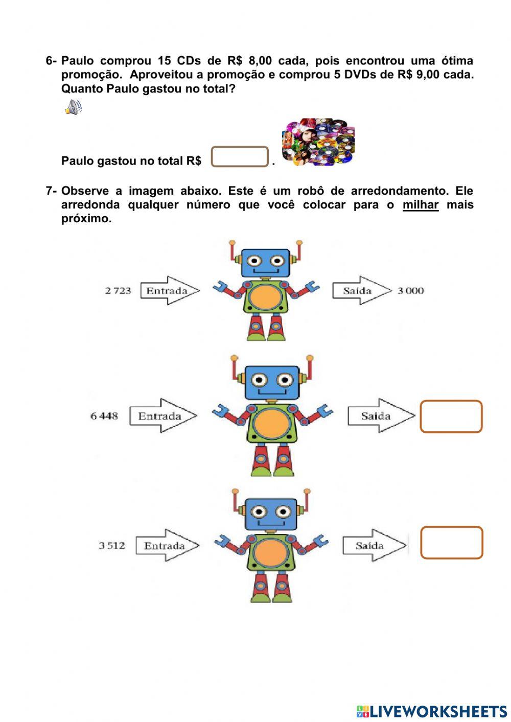 Exercícios de revisão