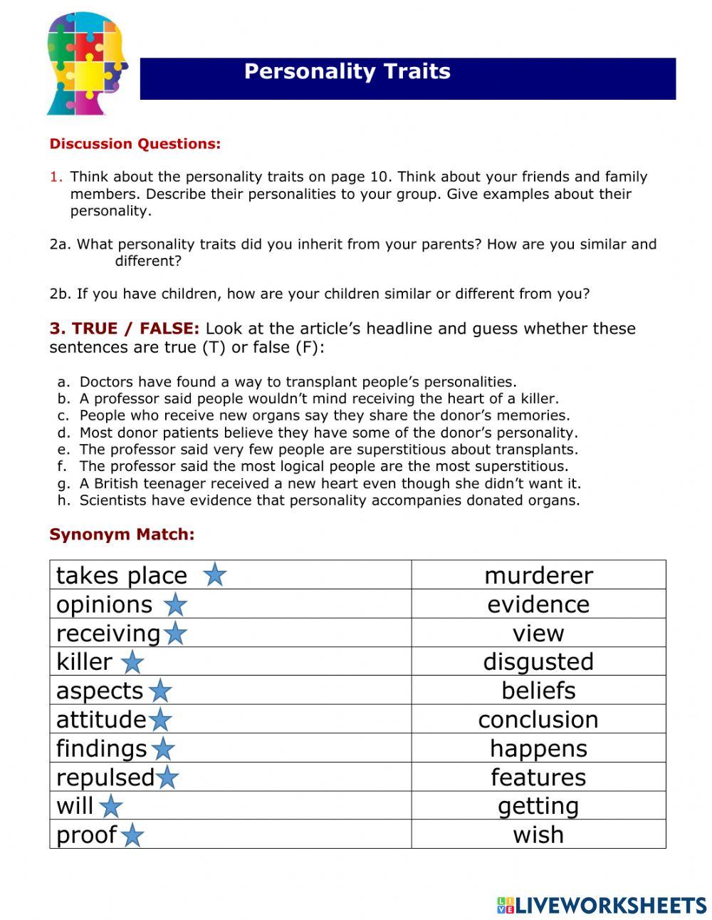 People Fear Personality Transplants - Organ Donors - News Article