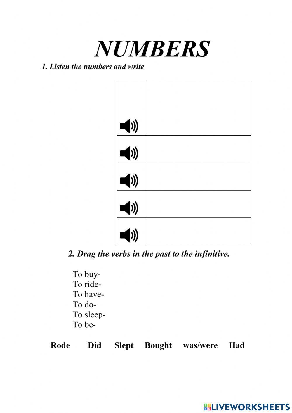English interactive worksheet Live Worksheets
