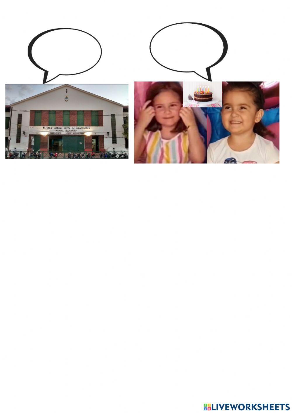 Possessives Adjectives: Listen and number