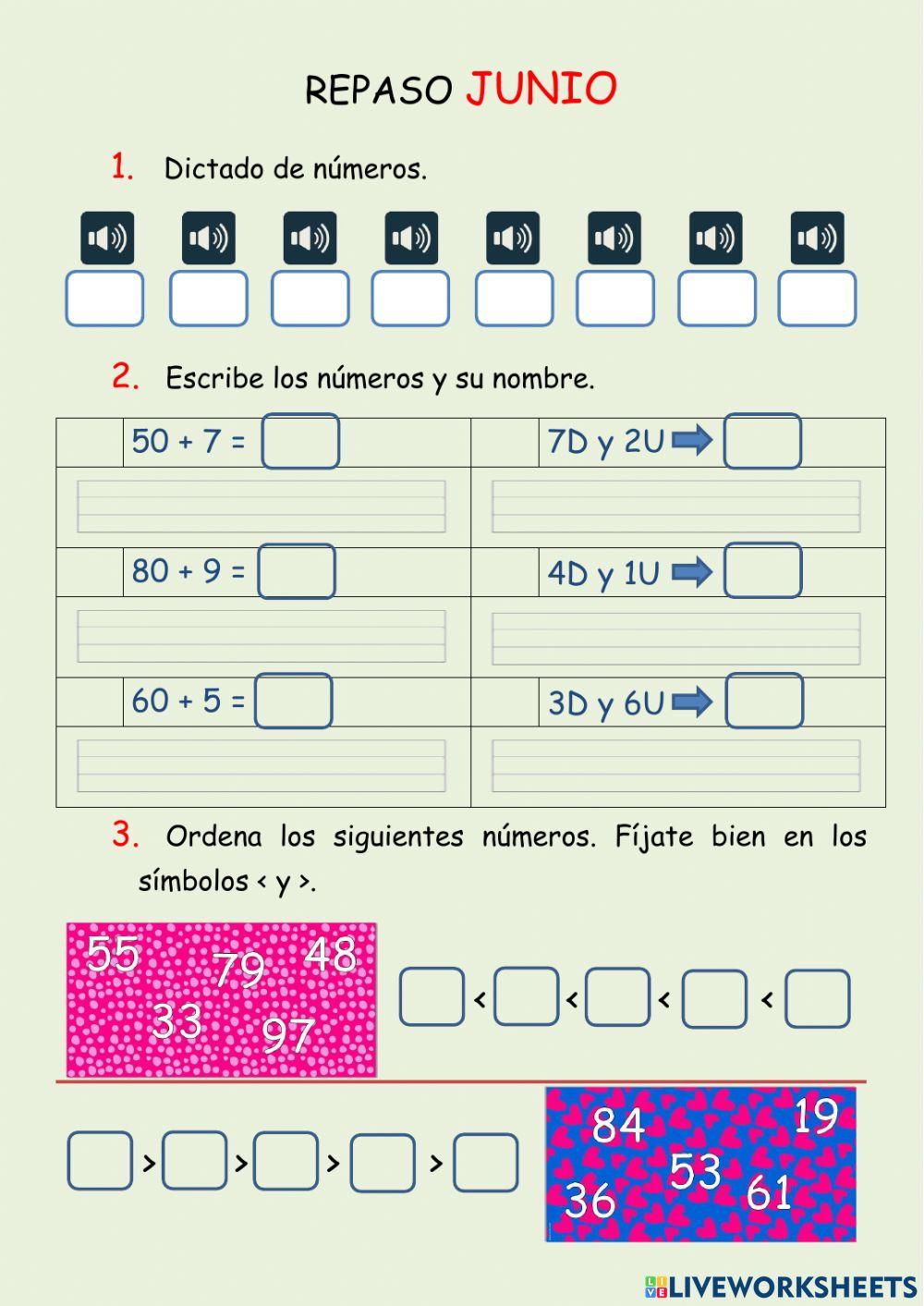 Repaso de matemáticas