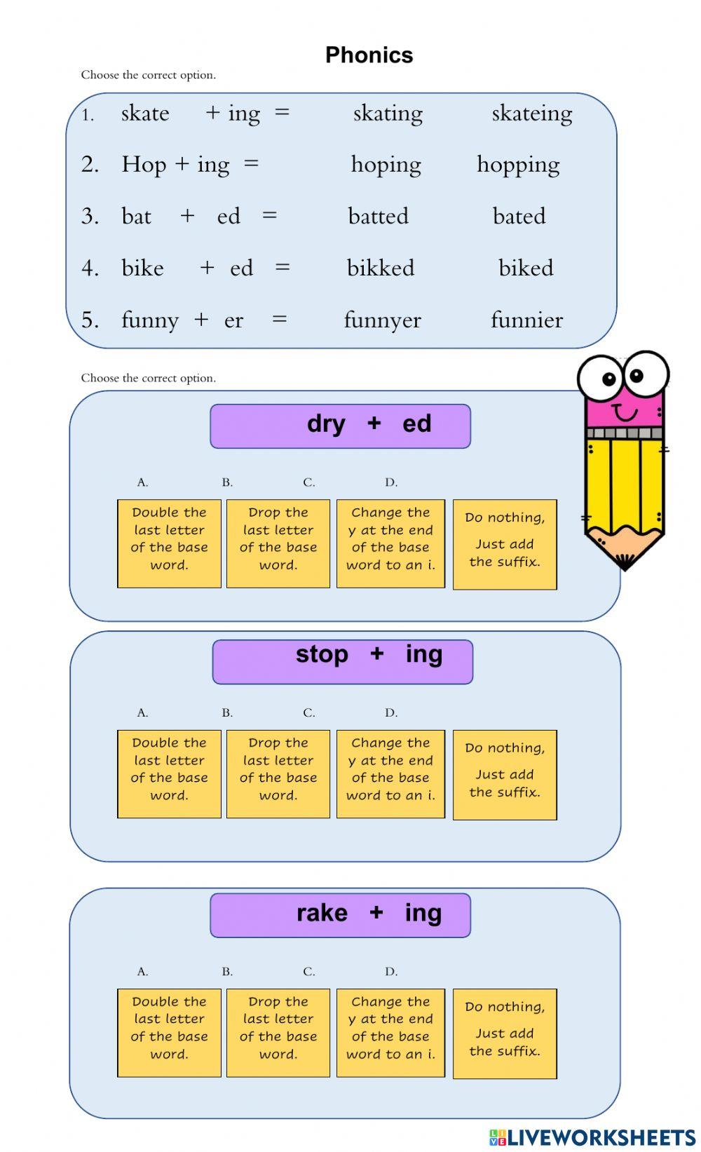 1073006 Adding ed ing LMembreno LiveWorksheets