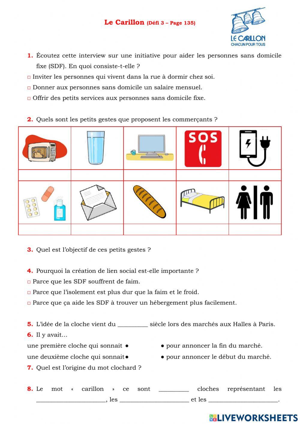 Le carillon - Chacun pour tous