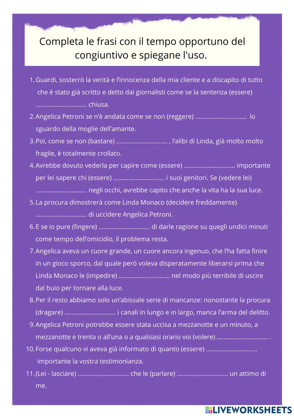 Altri usi del congiuntivo