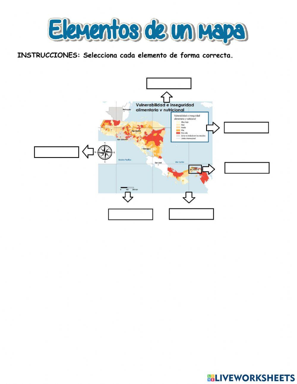Elementos de un mapa Elementos de un mapa