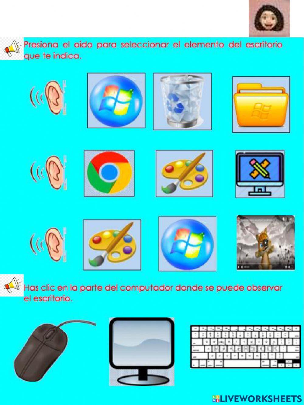 actividad escritorio de windows