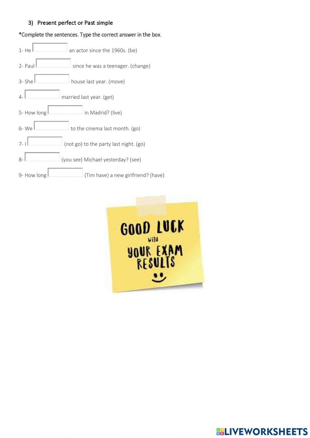 TEST UNIT 9 - 2nd YEAR TEENS-ADULTS