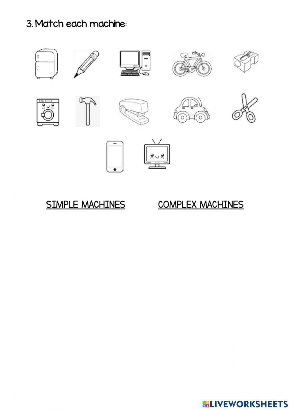 Simple and complex machines