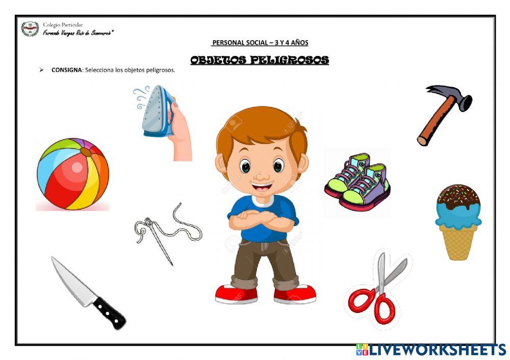 Los objetos peligrosos