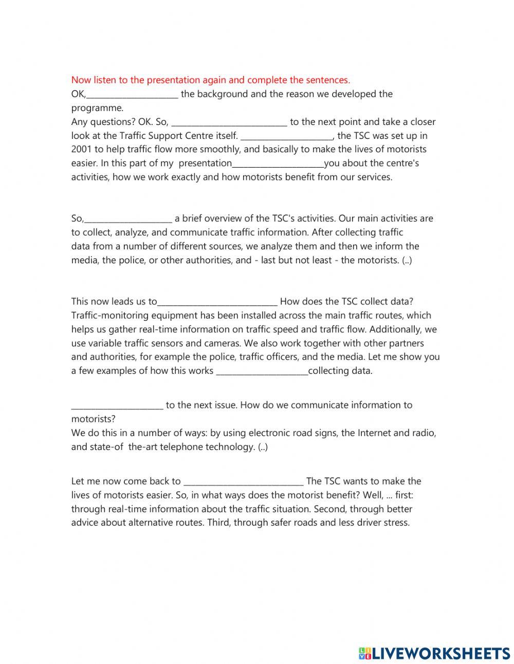 Presentations Week 4 