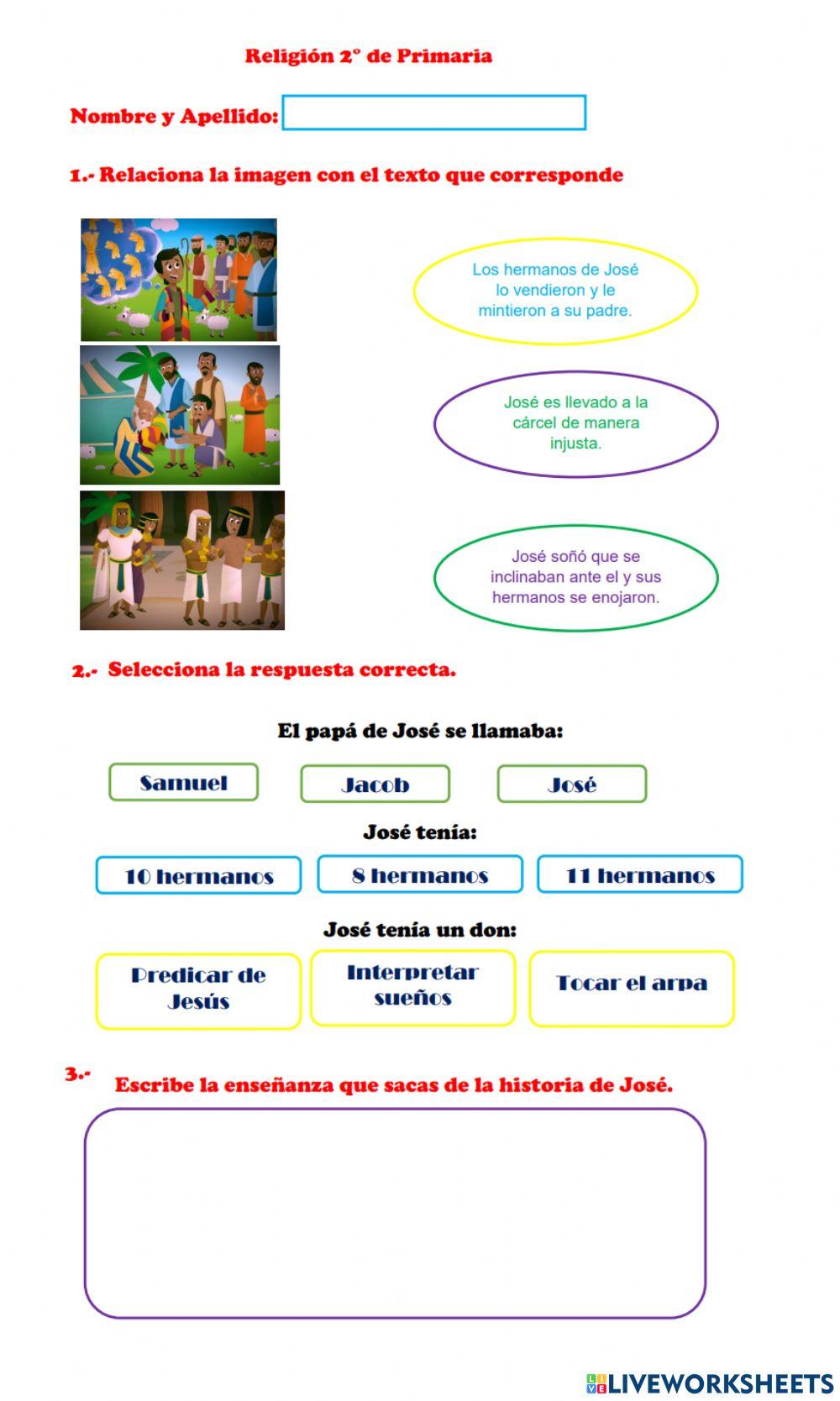 La historia de José