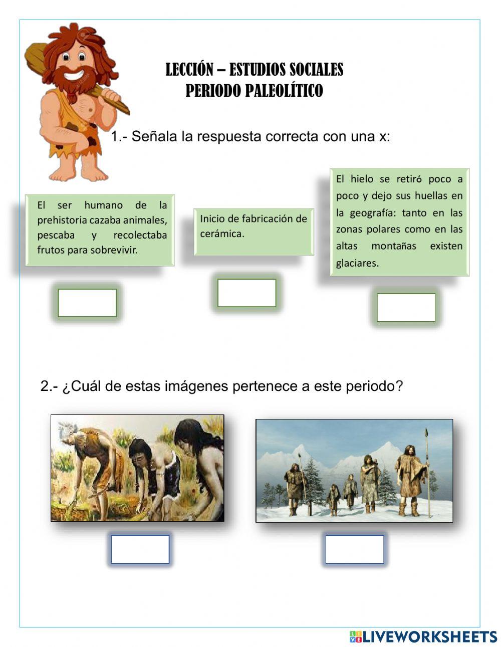 Epoca glacial paliolitico