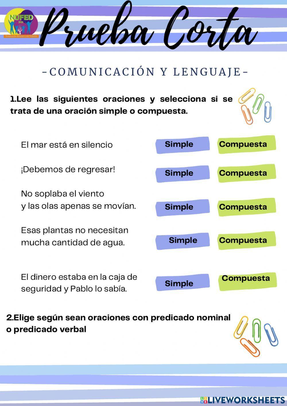 La oración gramatical
