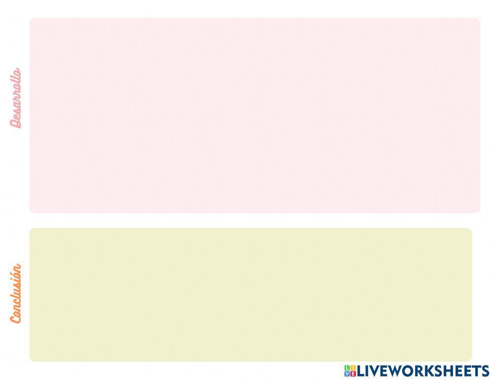 Organizador grafico para redactar un articulo de opiniòn