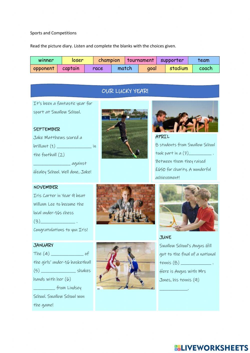 Sport and Competitions