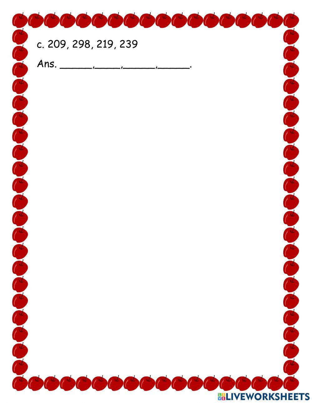 Ascending Descending