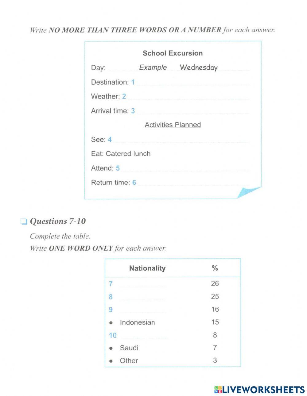 Practice Listening 1