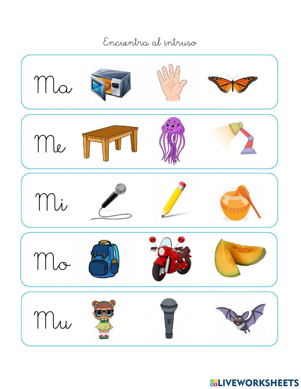 Tarea Encontremos el Intruso