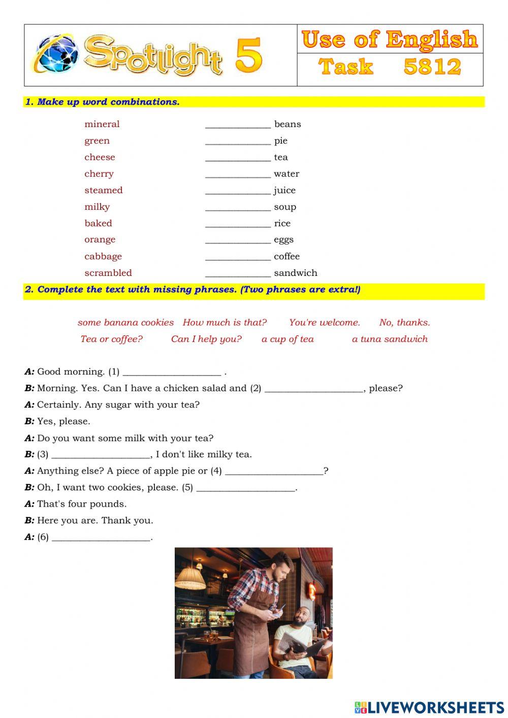 Spotlight 5 Task 5812