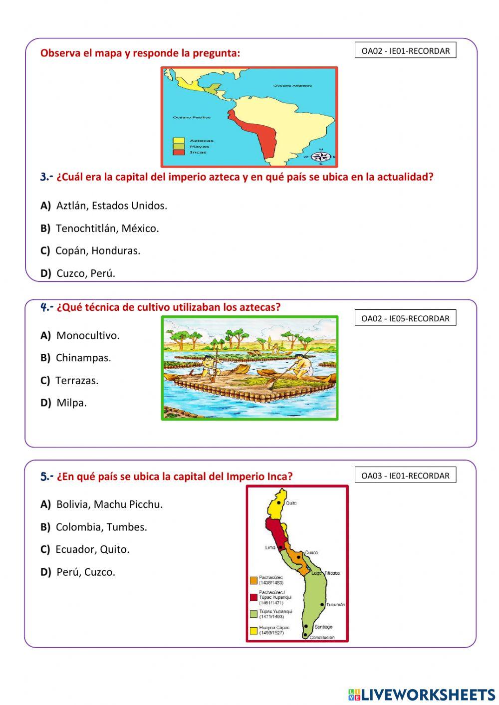 Evaluación de Historia