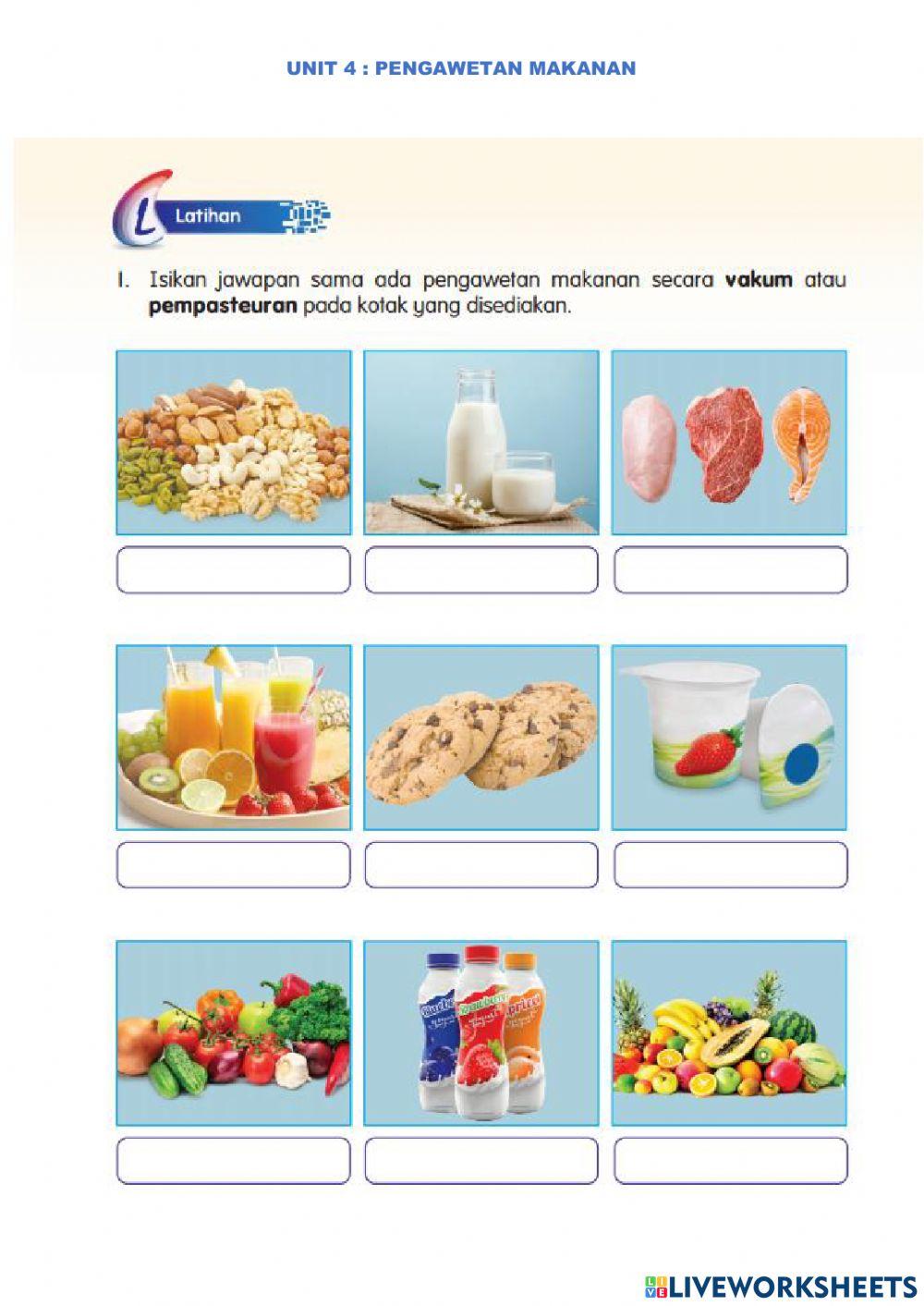 Unit 4 : pengawetan makanan