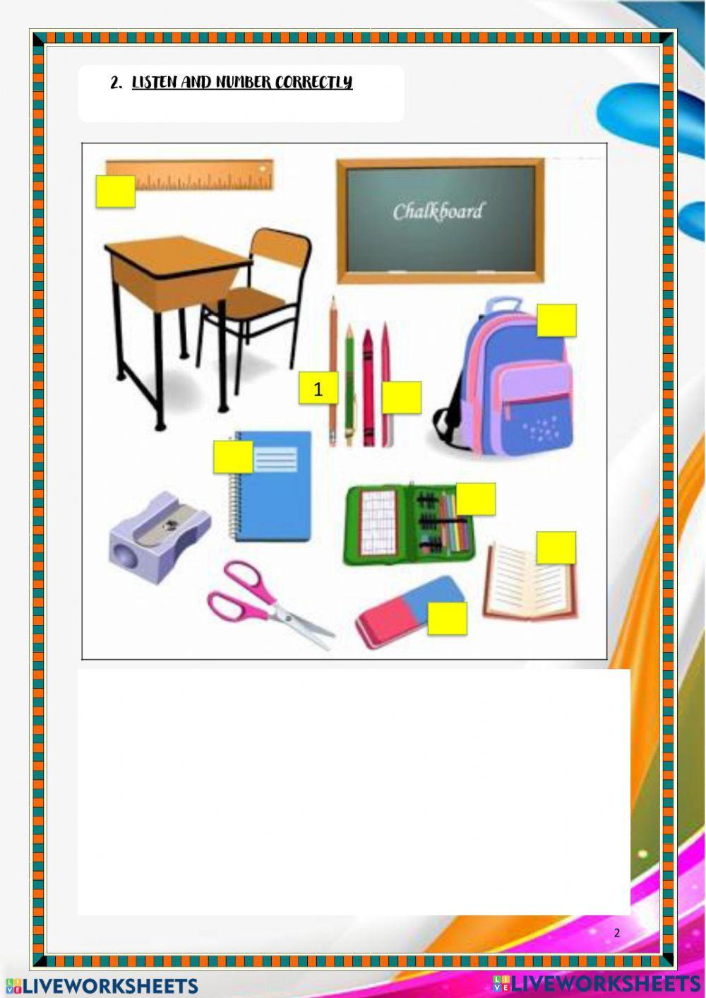 ENGLISH YEAR 1 UNIT 1