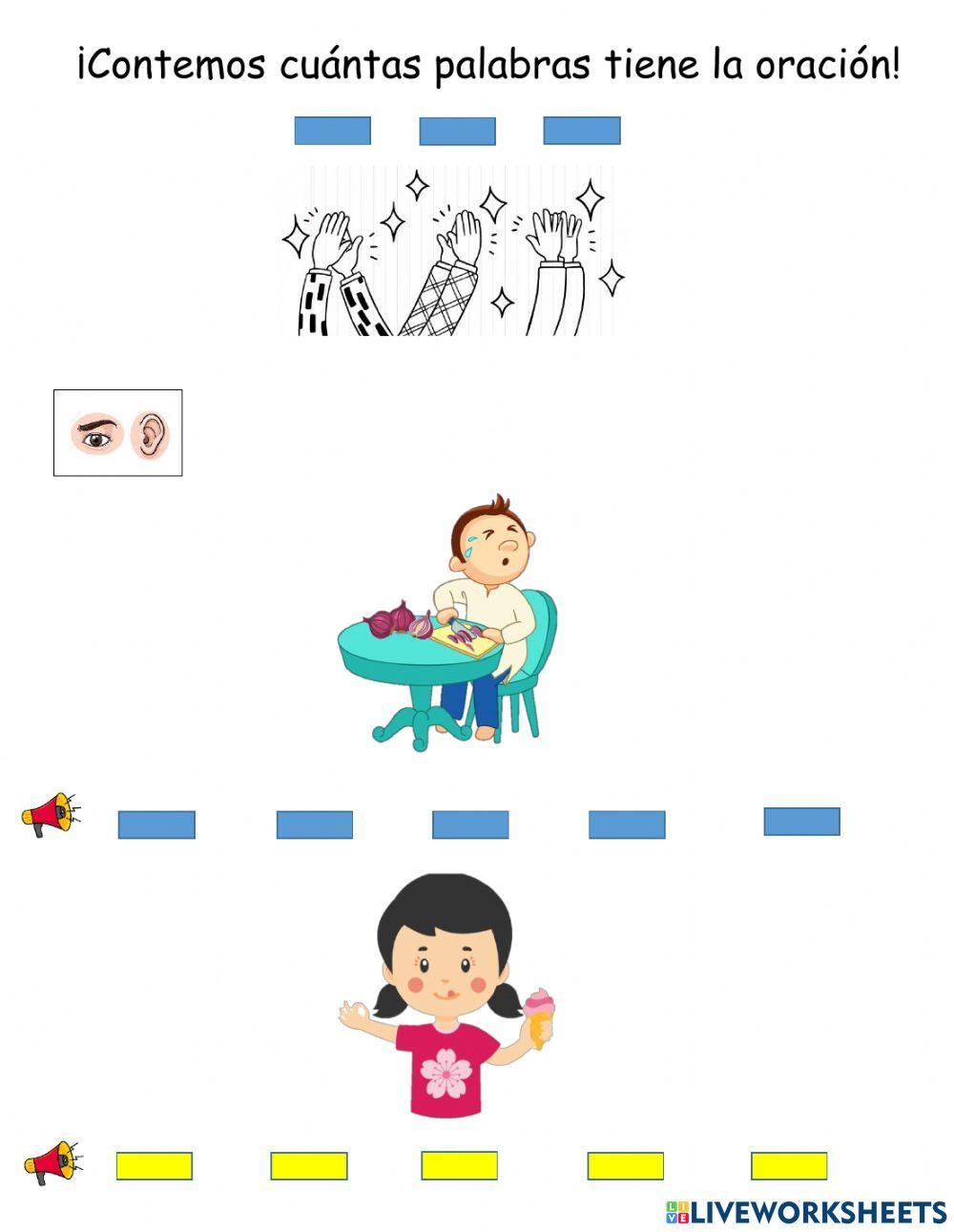 Conciencia léxica-Contemos palabras