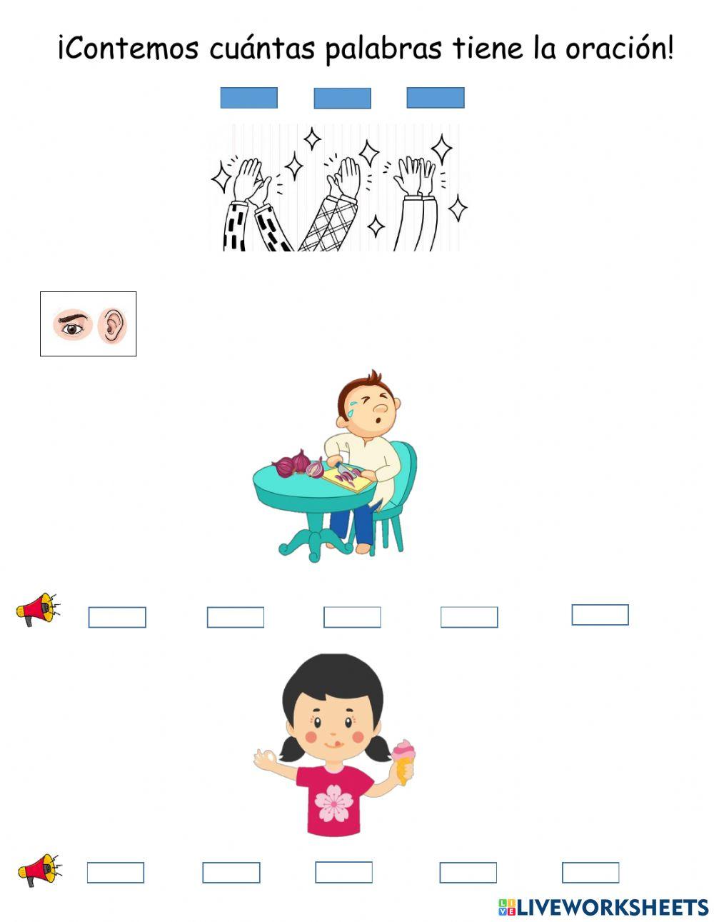 Conciencia léxica-Contemos palabras