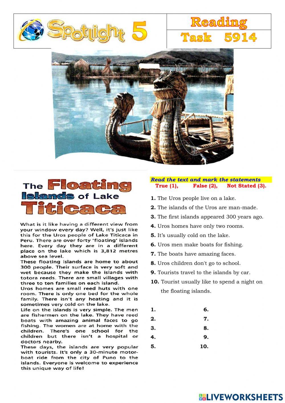 Spotlight 5 Task 5914