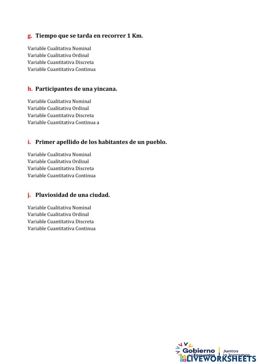 Variables cuantitativas y cualitativas