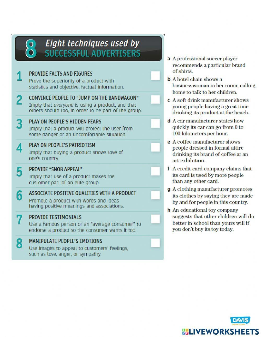 8 strategies for Advertisment