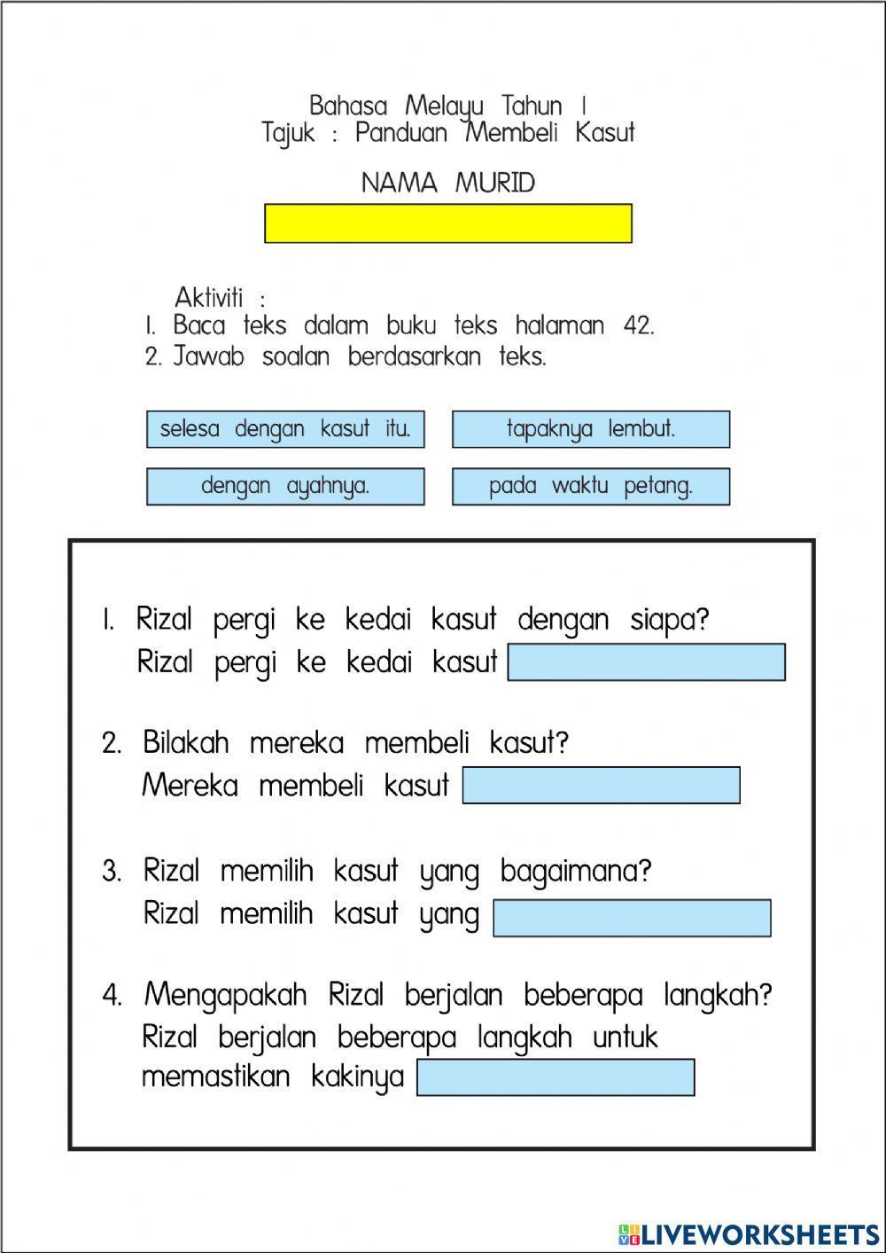 Panduan Membeli Kasut