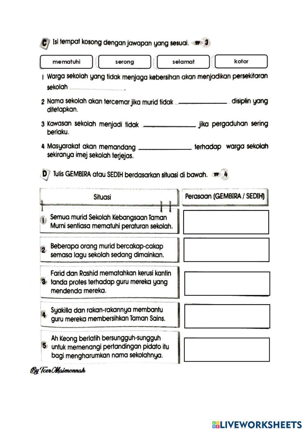 Unit 7 sekolah kebanggaanku