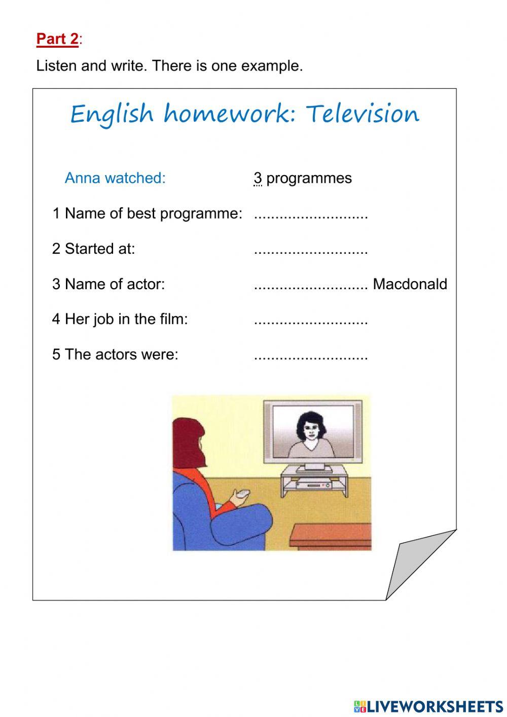 Flyers Listening Practice 24