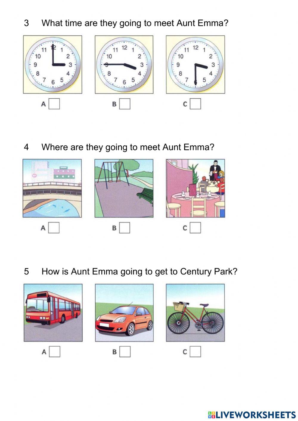 Flyers Listening Practice 24