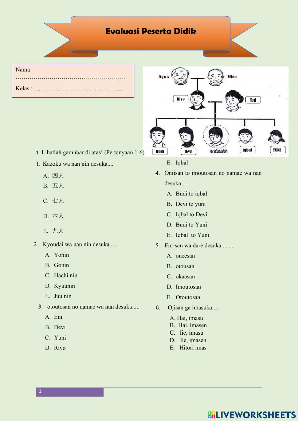 Evaluasi Pembelajaran ke 2