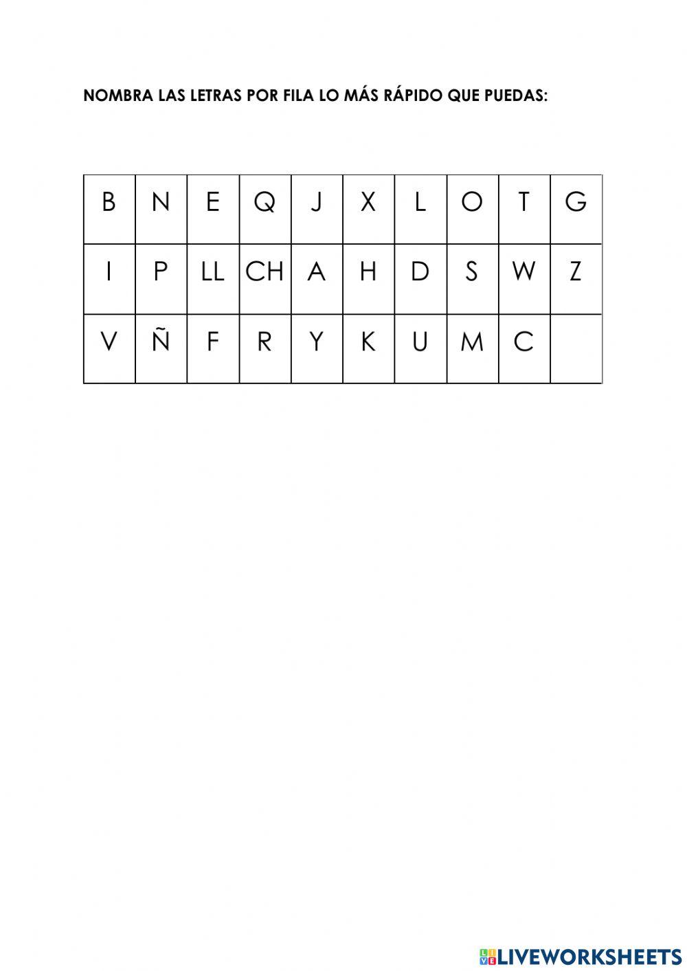 Nominar letras-mayúsculas-aleatorio