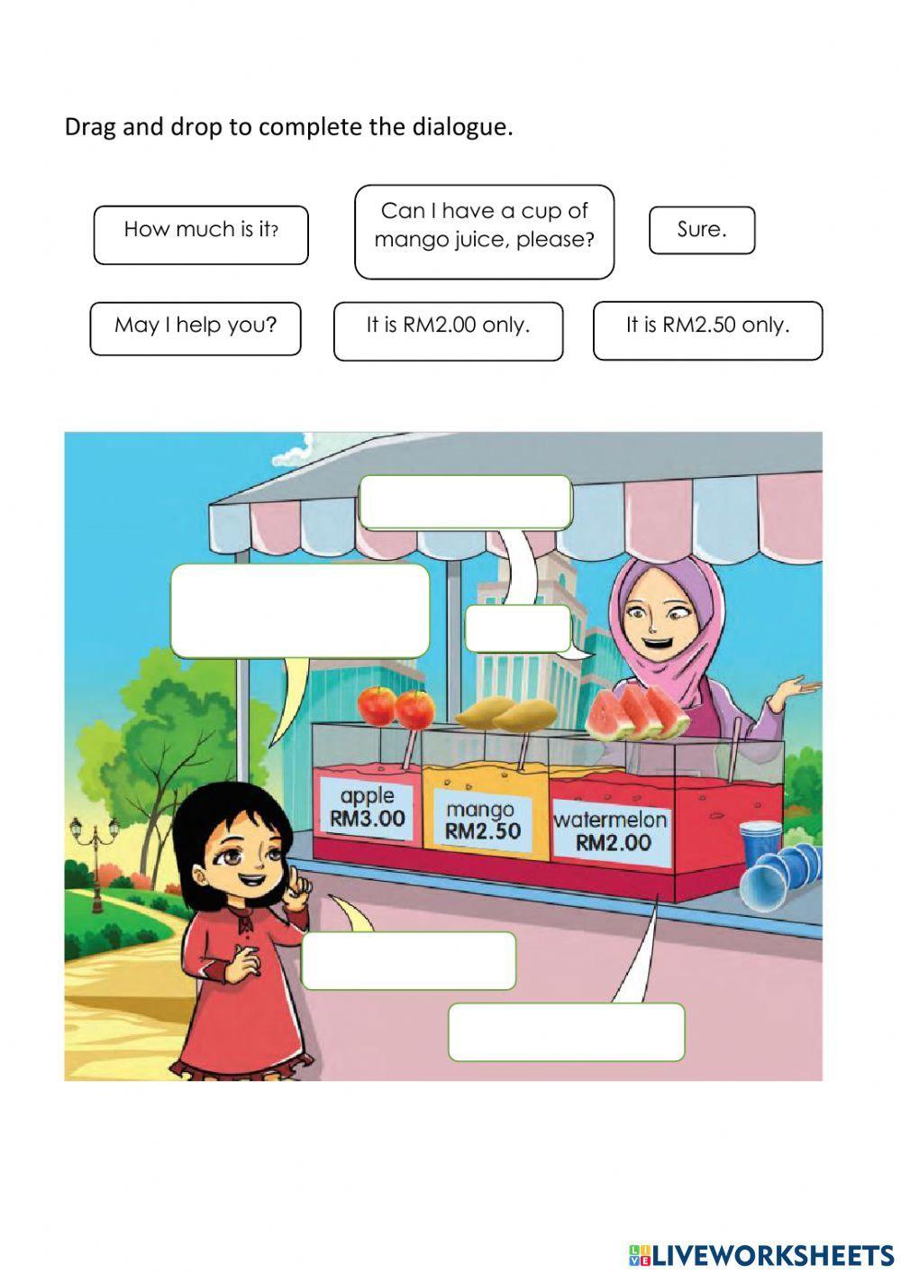 Fruits and vegetables