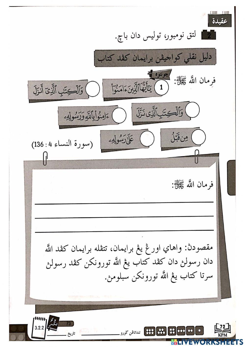 Aqidah : Beriman Kepada Kitab