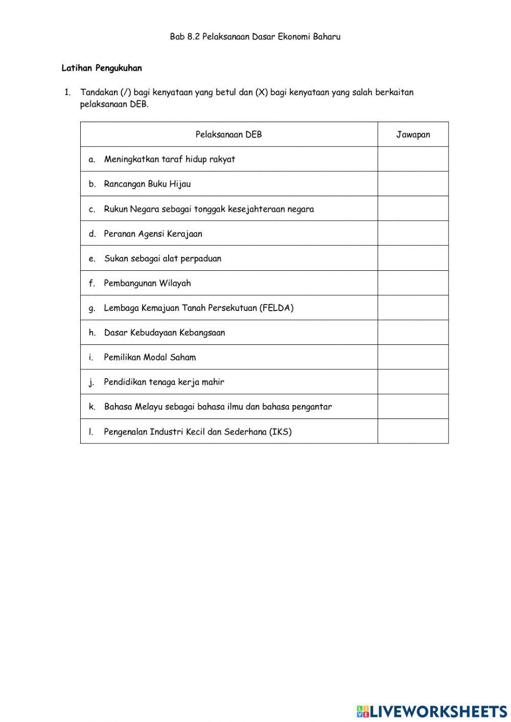 B8T5 Membina Kemakmuran Negara